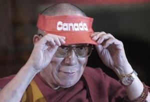 Dalai Lama visits Canada.